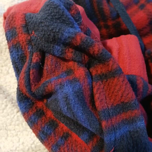 CUDDL Dud Women's Stretch Fleece Plaid Lounge Pants SZ L GUC - Picture 8 of 10